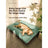Thick striped dog mat for large dogs, alternative angle view