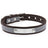 Reflective pet collar with steel name tag in 8 colour options