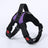 Breathable adjustable dog harness with reflective lead in Breathable Mesh Pink, front view