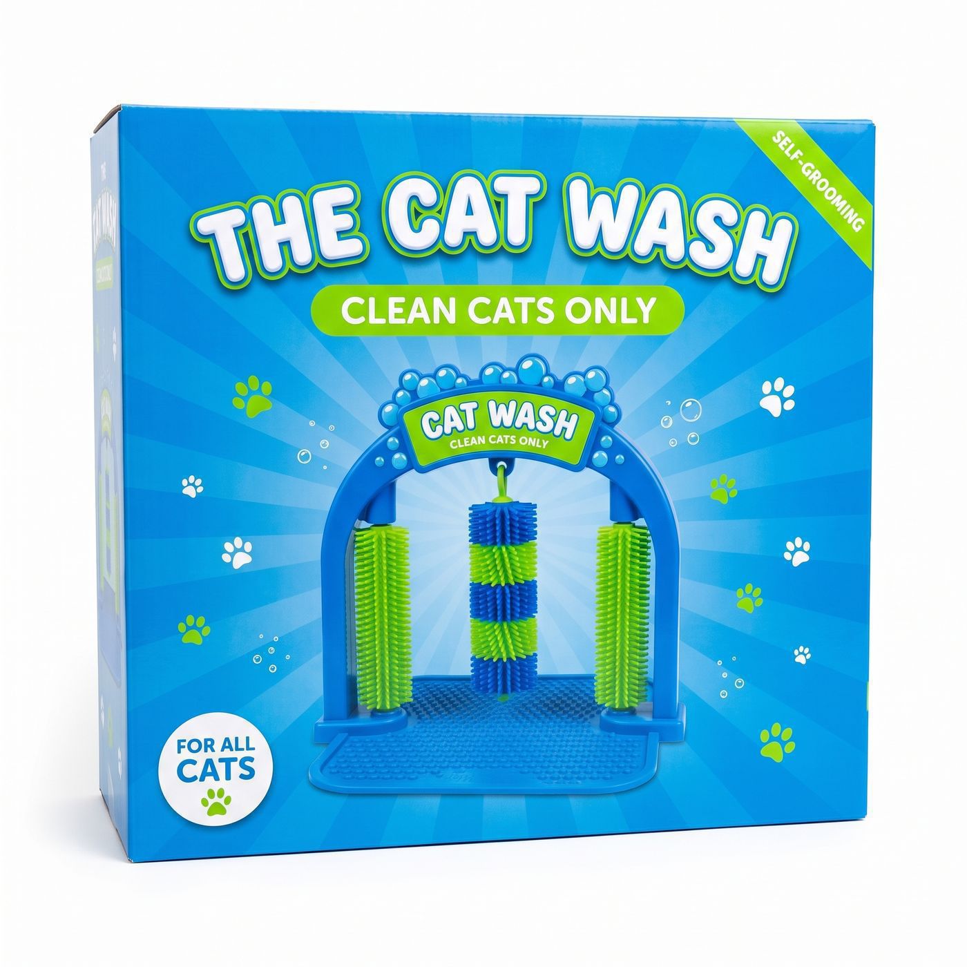 Cat bathing and grooming set, main product photo
