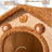 Bear house enclosed cave pet bed for cats