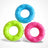 TPR bubble donut dog chew toy in footprint shape, view 5