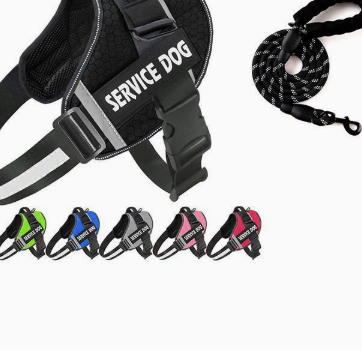 Reflective breathable nylon dog vest harness, product image 55