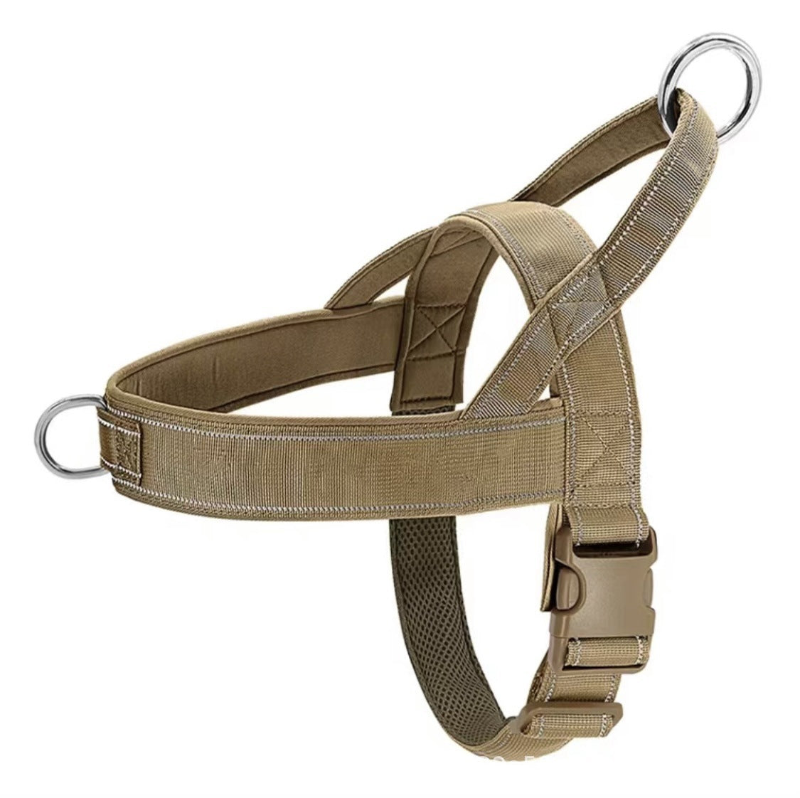 Tactical dog harness vest with collar in 4 colour options