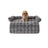 Dark grey twist plush mat for dogs and cats