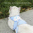 Corduroy cat and small dog harness with pink rabbit design, product image 2