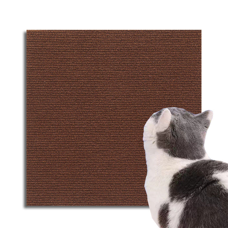 Anti-scratch cat sofa protector pad in Dark Brown, size 40 x 100cm