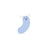 Sky blue check U-shaped pet pillow with chin rest, photo 6