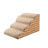Two-step foam pet stairs with plaid cover, photo 5 of 11