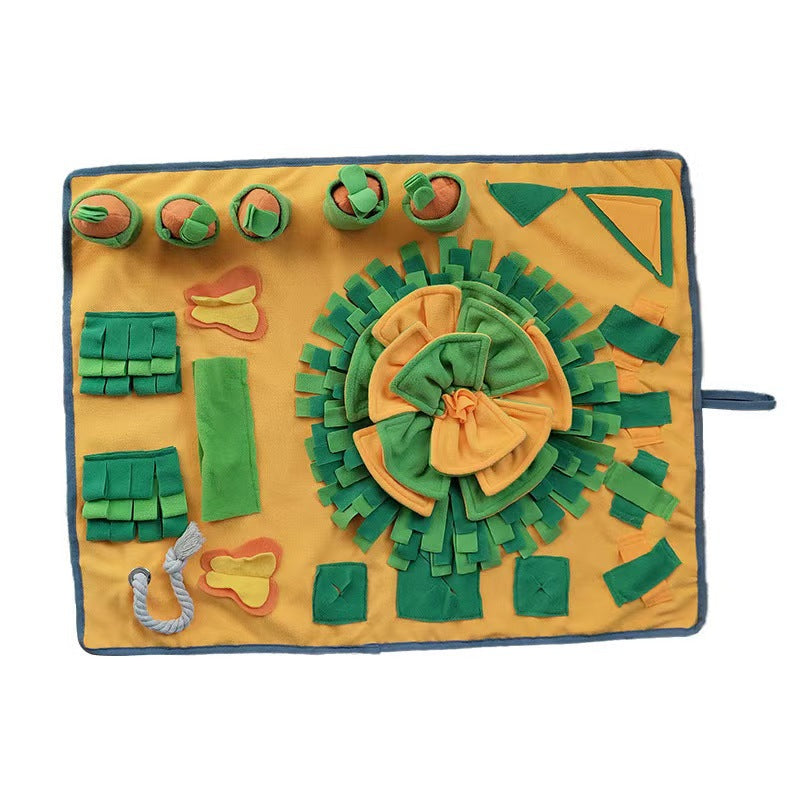 Interactive Pet Snuffle Mat for Dogs and Cats, Scent Foraging