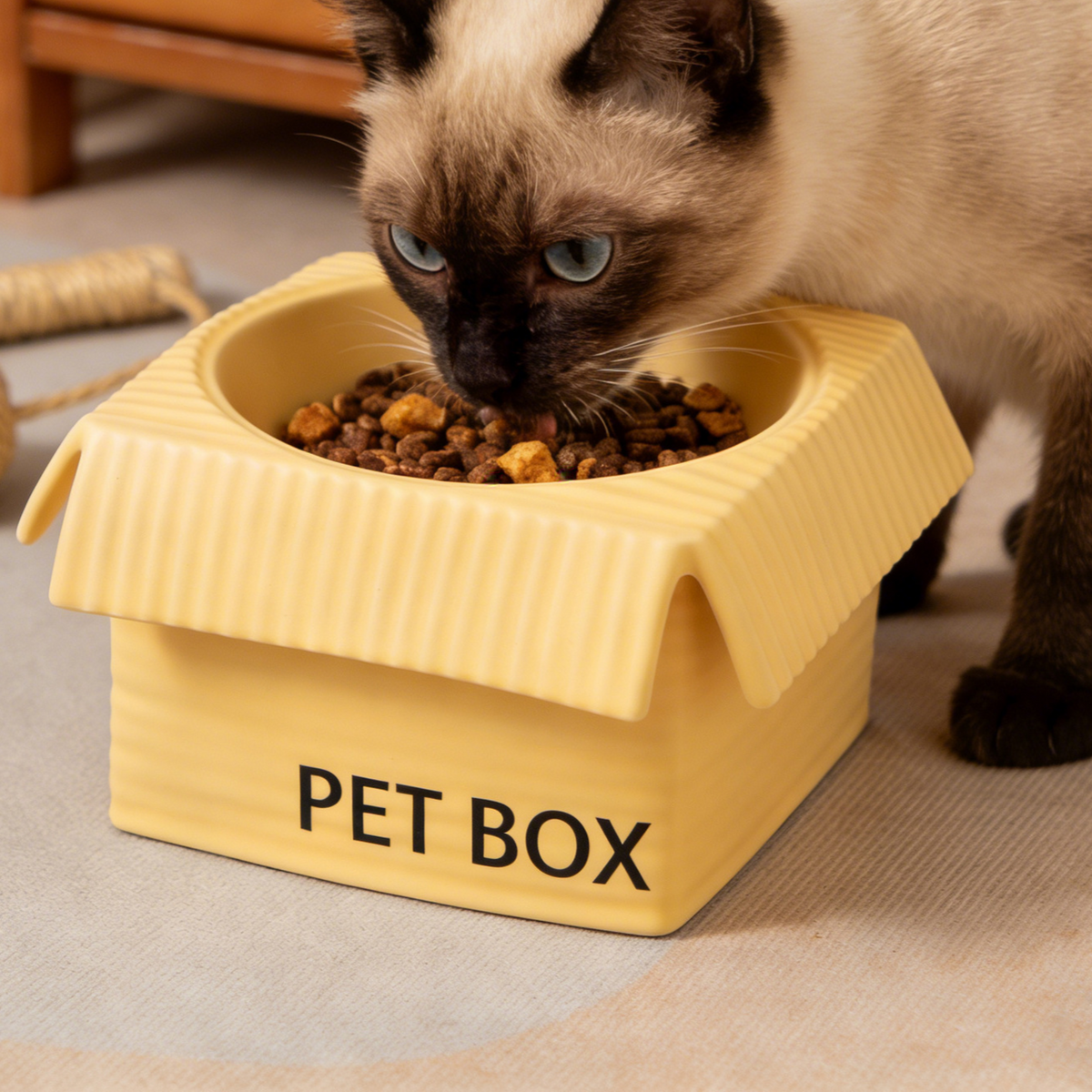Ceramic Cat Food and Water Bowl