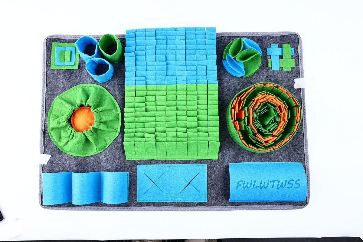 Felt Snuffle Mat Slow Feeder for Dogs, Nose Work Training Pad