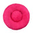 Round long plush donut pet bed for cats, photo 78 of 80