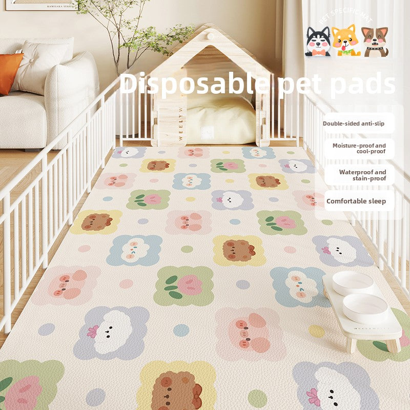 Waterproof PVC dog crate mat, main product photo