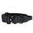 Tactical nylon dog collar with cobra buckle in Light Blue, in a home setting