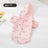 Waterproof dog raincoat with cartoon print in Ice Cream, material detail