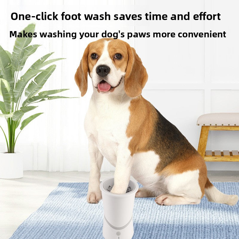 Rechargeable Electric Paw Cleaner Cup for Dogs and Cats, No Rubbing