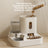 Two-in-One Automatic Pet Feeder Bowl with Food and Water Dispensing for Cats