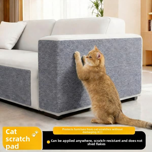Dark grey self-adhesive cat scratching and climbing mat