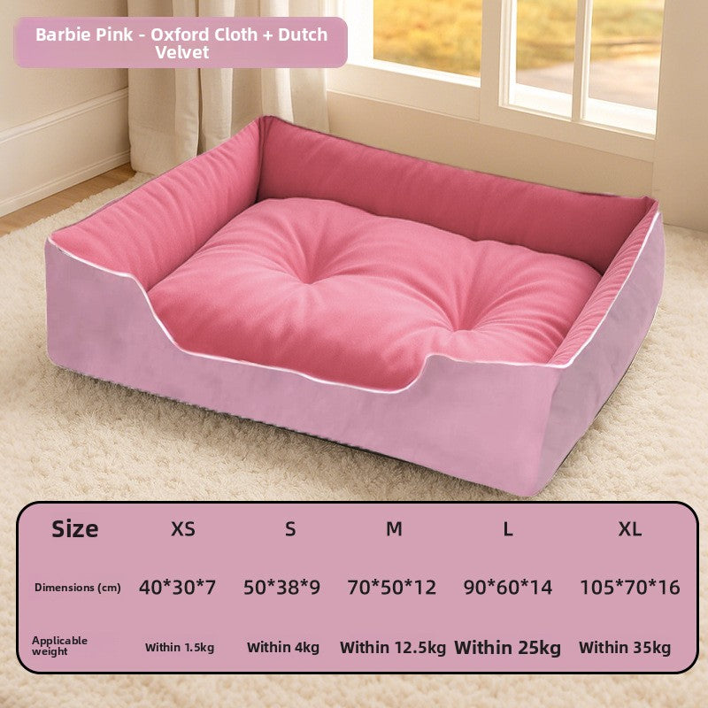 Waterproof Oxford dog crate mat with soft velvet top, photo 12 of 68