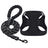 Breathable I shape reflective dog harness in blue