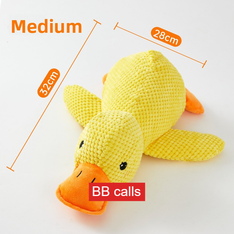 Squeaky plush animal dog toy collection with duck, goose and snake - view 5