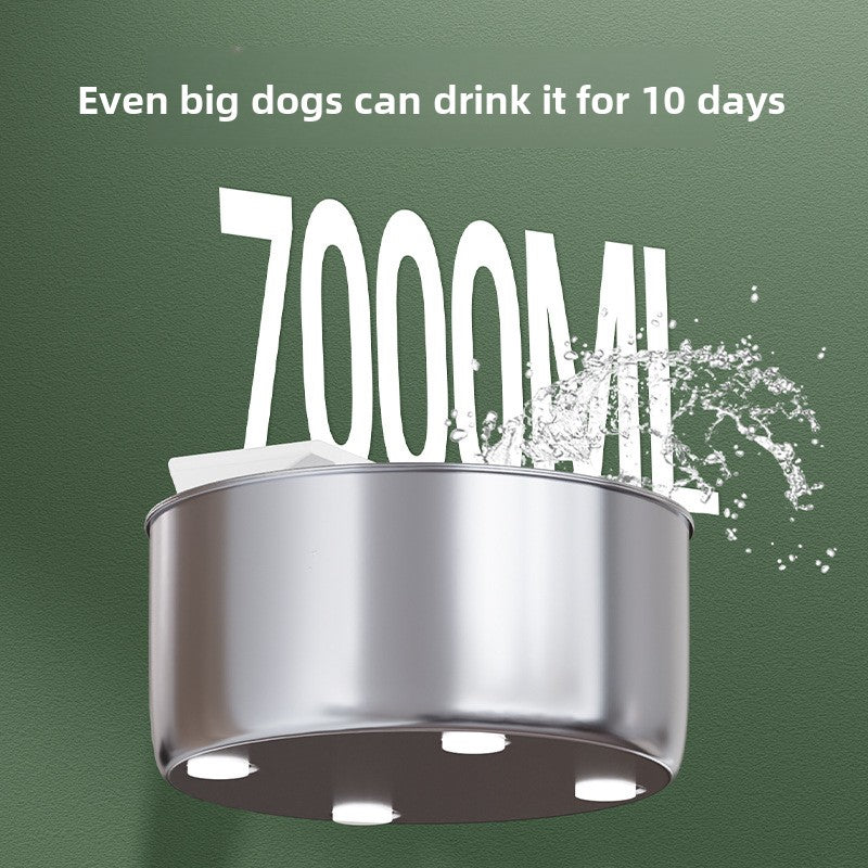 Rechargeable Stainless Steel Pet Water Dispenser