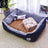 Warm donut pet bed with blanket and toy bone, photo 75 of 80