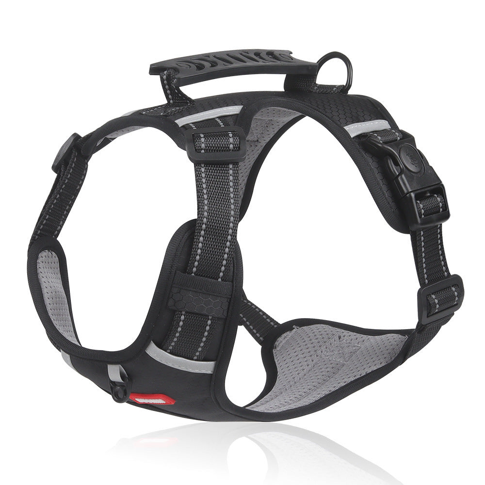 Adjustable burst-resistant dog harness, main product photo from Pet Royale UK