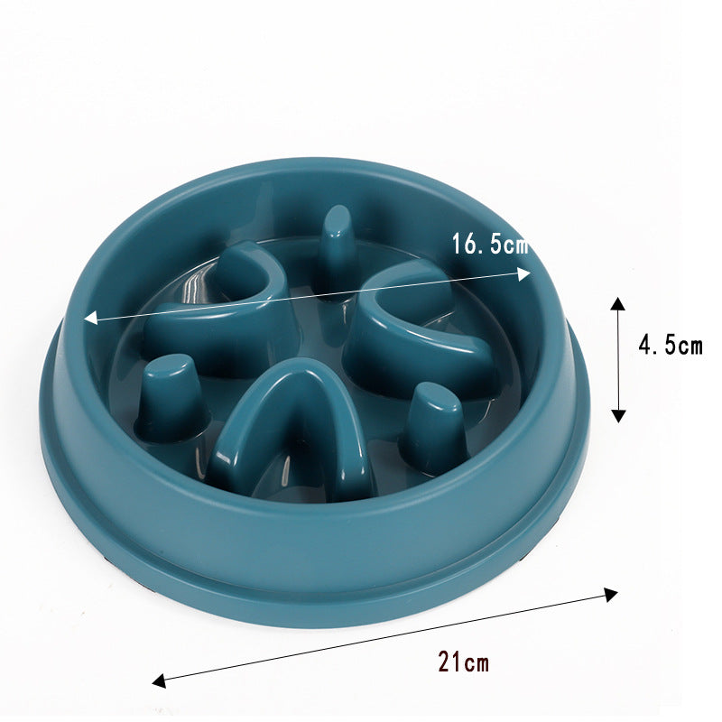 Dog Slow Food Bowl Anti-choking Pet Eater Bottom