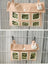 Hanging fabric hay feeder bag for rabbits and guinea pigs, view 4