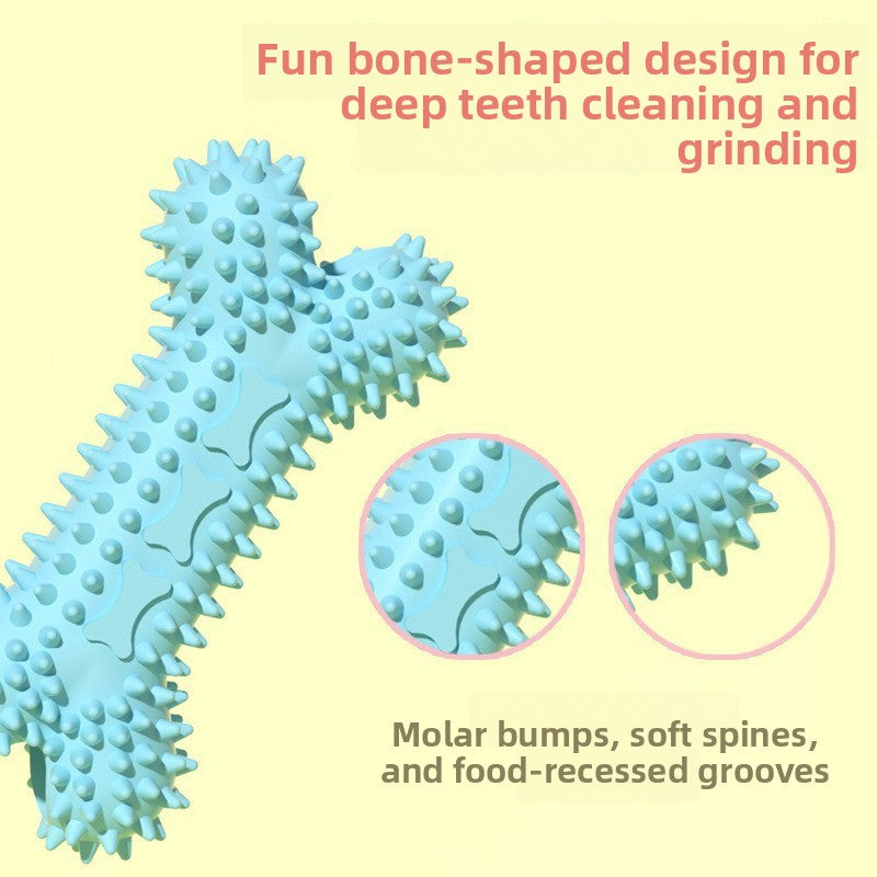TPR bone chew toy for dogs in three colours - photo 2