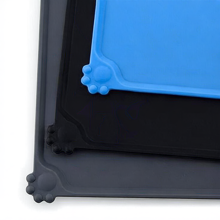 Waterproof Non-Slip Silicone Feeding Mat for Dogs and Cats