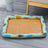 Gel pet cooling mat with print in Green Fish, size 50 x 40cm
