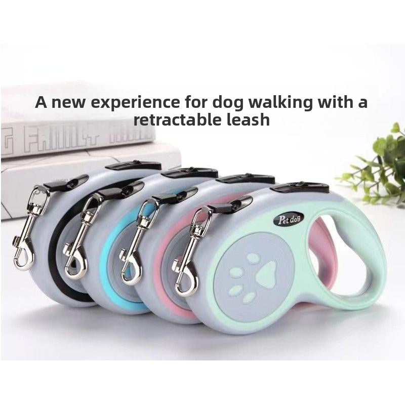 Paw print pet lead for dogs and cats, close-up detail view