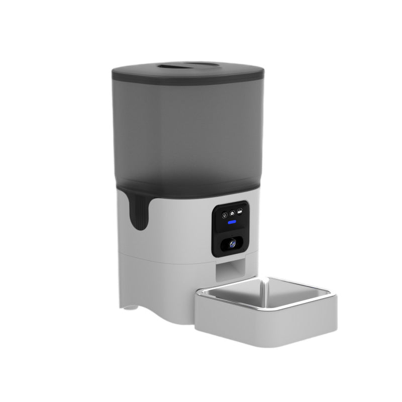 Smart Pet Feeder with 1080P HD Camera, Night Vision and App Control for Cats and Dogs