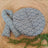 Rattan woven cat nest with ball toy and cream pad, view 28