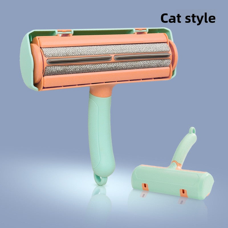 Reusable pet hair remover roller for sofas and carpets, photo 9 of 14