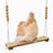 Natural wood bird and chicken swing and perch, main product photo