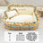 Detachable open pet bed with matching pillow in a cute print pattern, photo 30