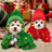 Small dog wearing a green plush Christmas tree cape
