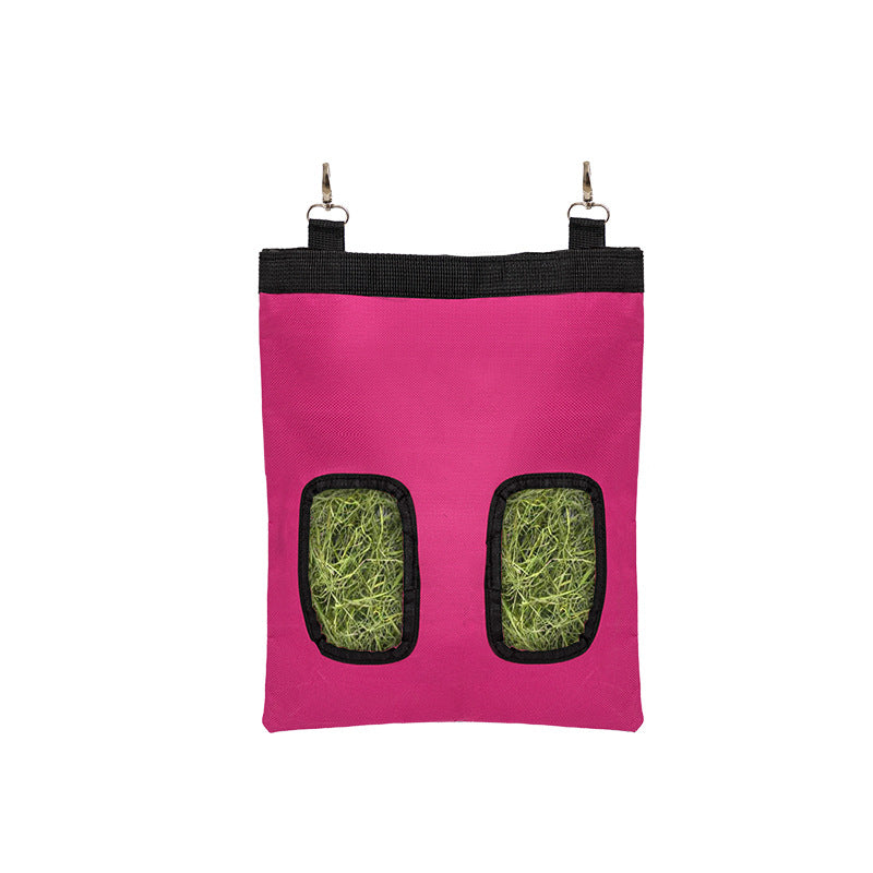 Hanging Oxford Cloth Hay Bag for Rabbits, Guinea Pigs and Chinchillas, Small or Large
