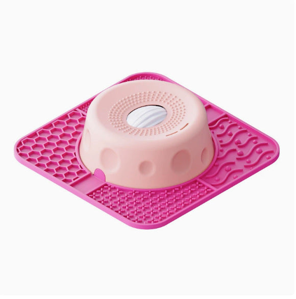 Silicone Slow Feeder Dog Bowl and Licking Mat