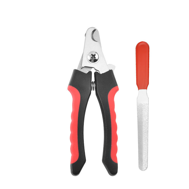 Stainless Steel Pet Nail Clipper Set with Safety Guard