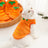 Orange carrot fleece vest for small dogs, product image 4