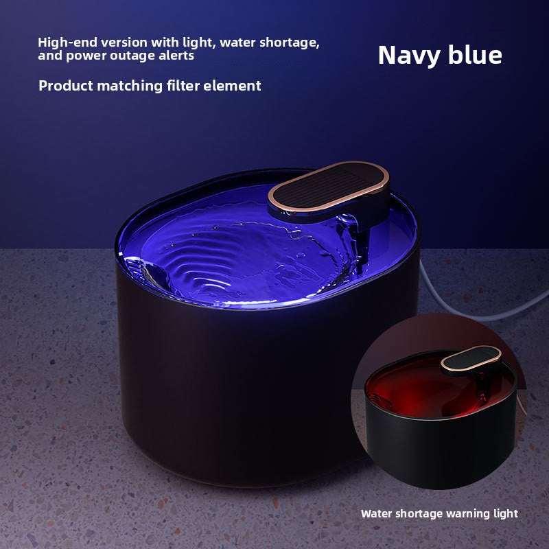 2L USB Pet Water Fountain with Multi-Layer Filter and Quiet Pump for Cats and Dogs