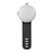 Rechargeable clip-on LED dog collar light in Grey