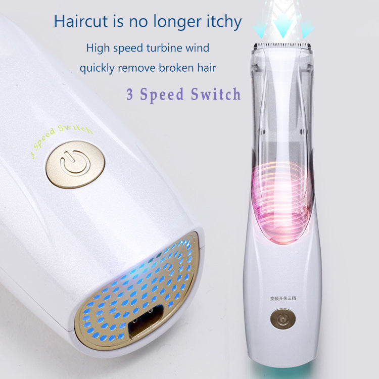 Rechargeable Pet Hair Trimmer with Hair Suction for Dogs and Cats