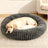 Plush faux rabbit fur pet nest bed for cats, main product photo