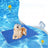 Blue gel-infused pet cooling pad with polyester cover, photo 3